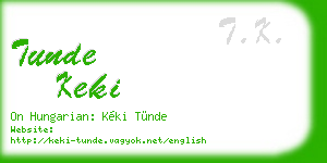 tunde keki business card